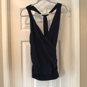 Women’s VENUS Navy Stretch Halter Size M